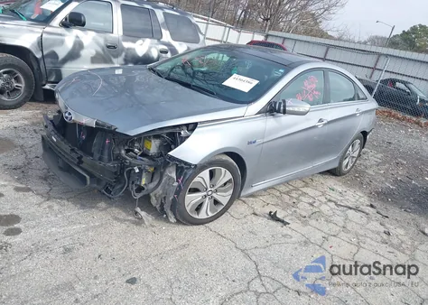 2015 Hyundai Sonata Hybrid Limited из США, поврежденный, VIN KMHEC4A49FA121548